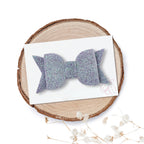 Špangica s Pentljico - Eva - pastel mini glitter (več barv)