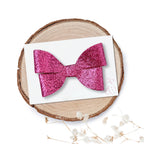 Špangica s Pentljico – Gloria – mini glitter (več barv)
