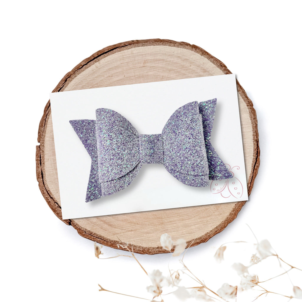 Špangica s Pentljico - Sia - pastel mini glitter (več barv)