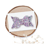 Špangica s Pentljico - Eva - chunky glitter (več barv)