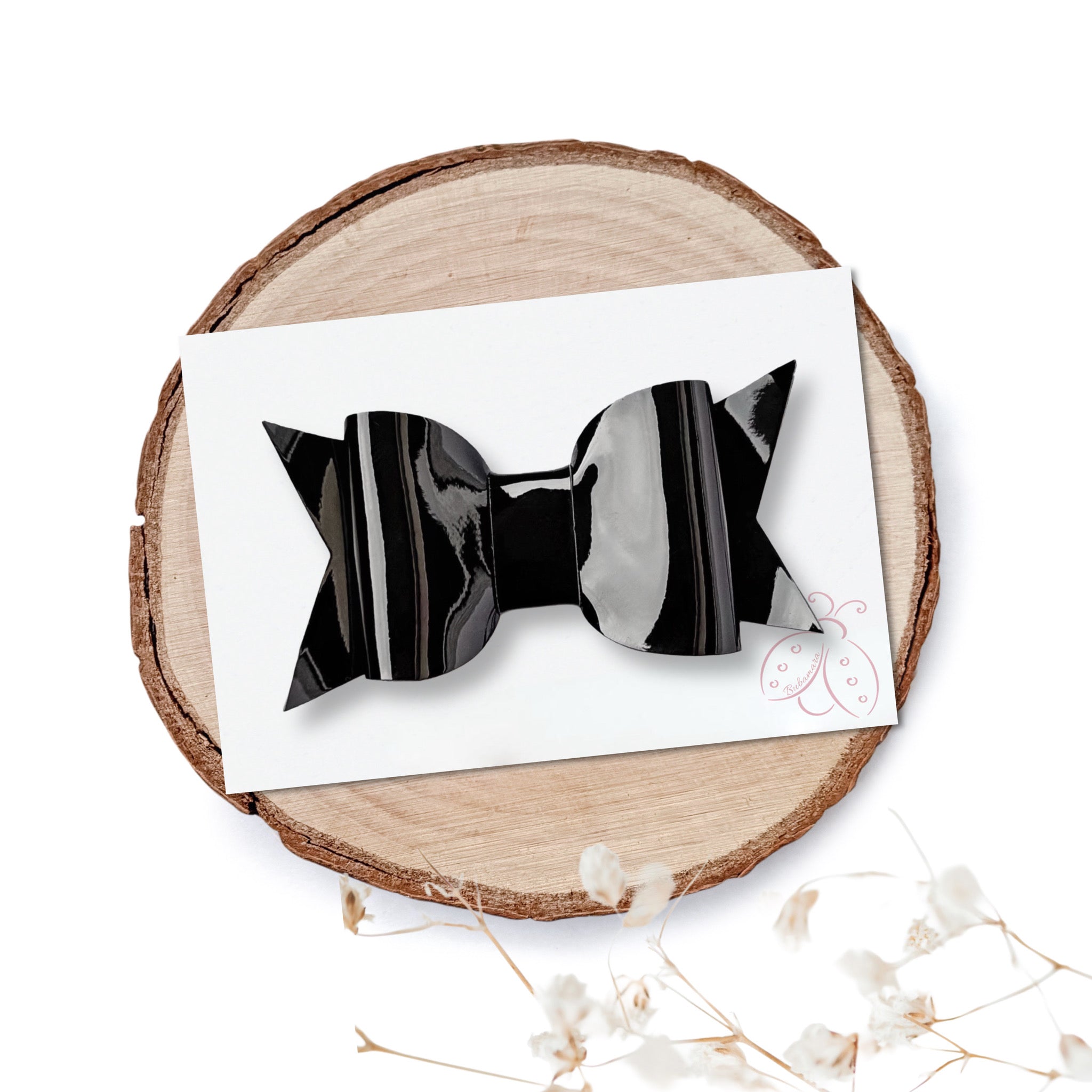 Špangica s pentljico - Eva - mirror (več barv)