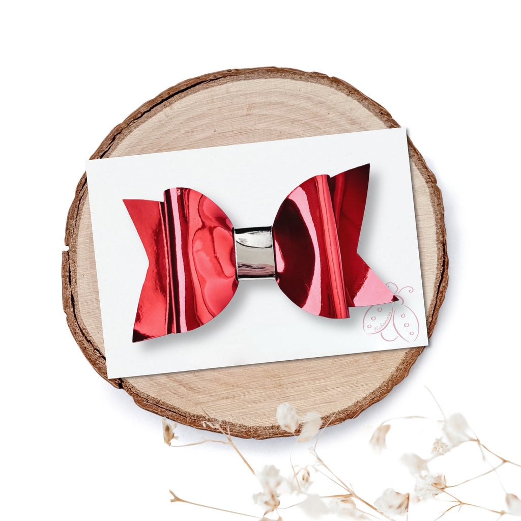 Špangica s pentljico - Mia - mirror (več barv)