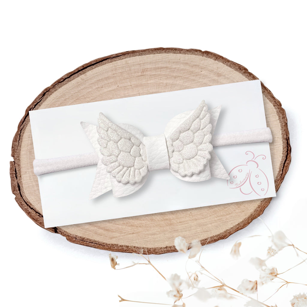 Naglavni Trakec s Pentljico - Angel Wings (več barv)
