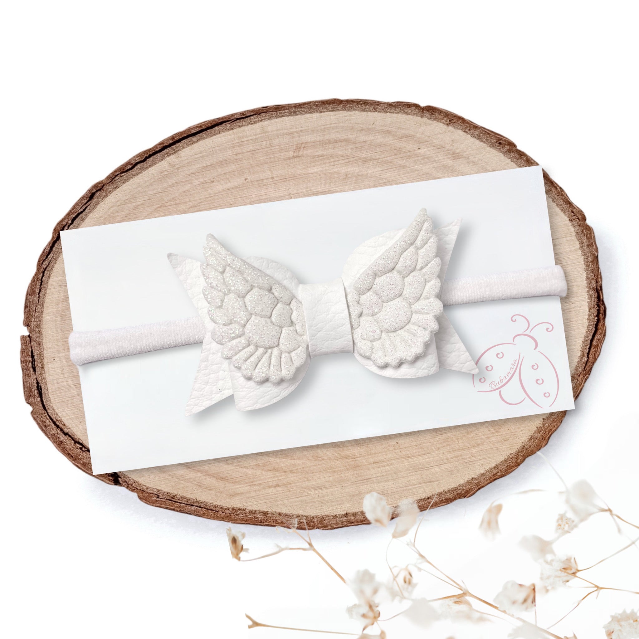 Naglavni Trakec s Pentljico - Angel Wings (več barv)