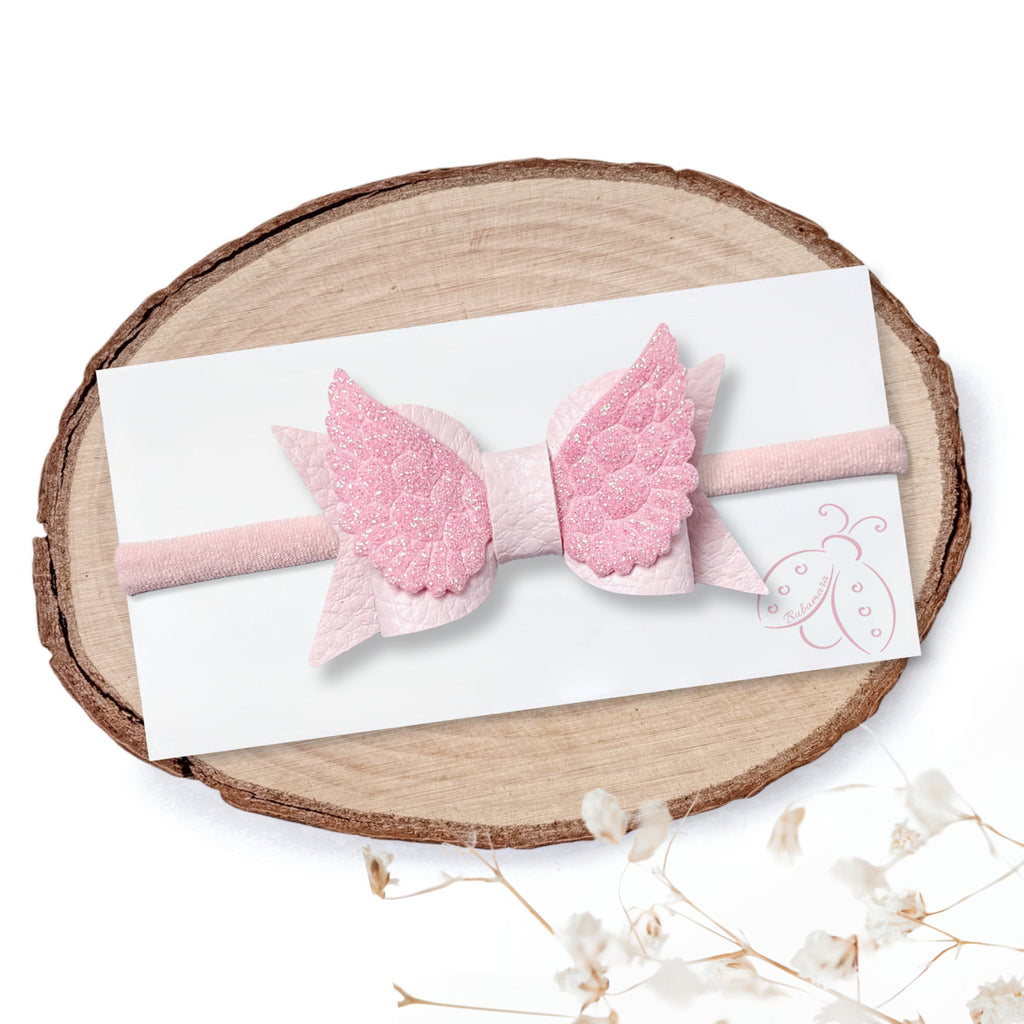 Naglavni Trakec s Pentljico - Angel Wings (več barv)