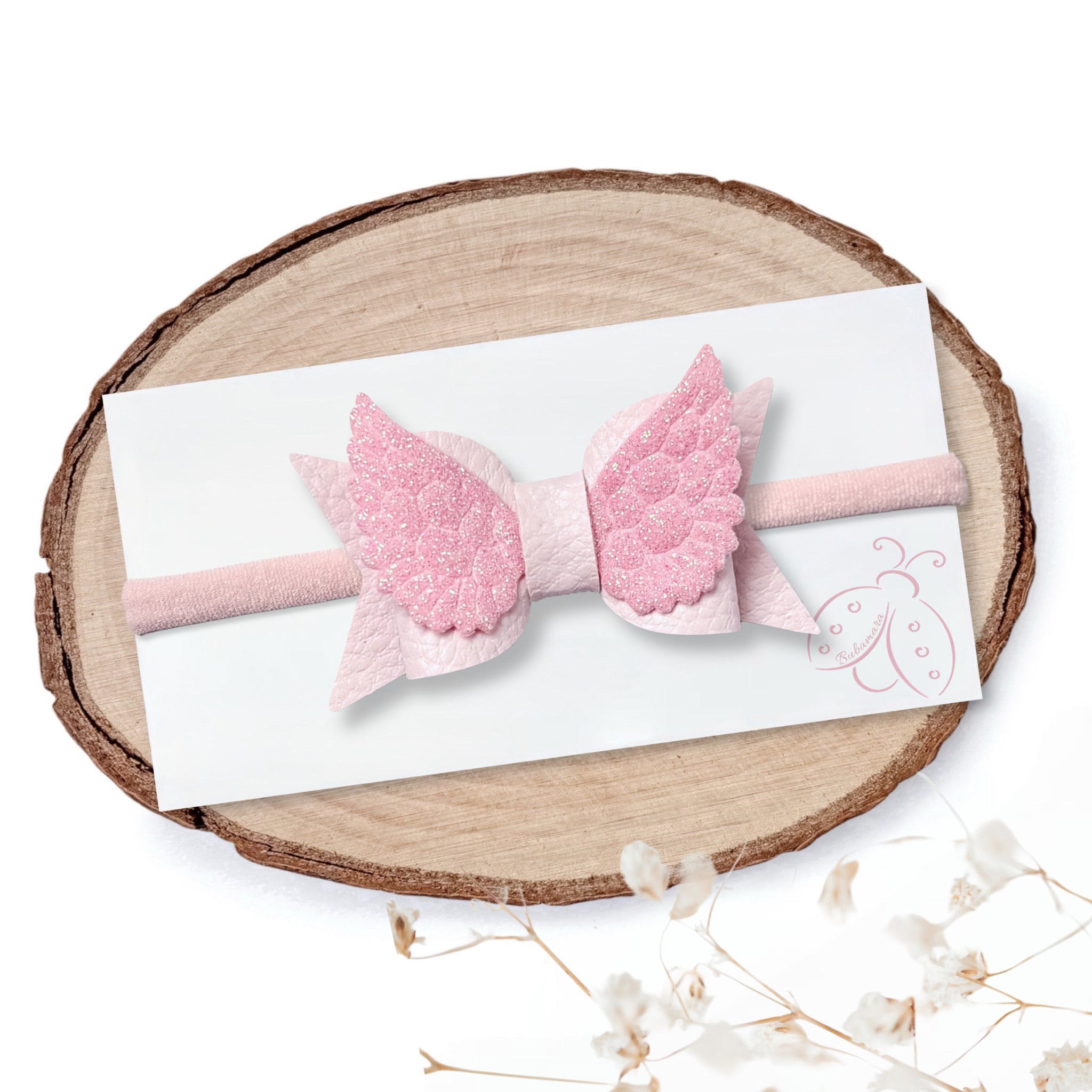 Naglavni Trakec s Pentljico - Angel Wings (več barv)