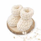 Kvačkani Copatki Za Dojenčke – Soft Cloud – bela