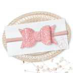 Naglavni Trakec s Pentljico - Eva - spring glitter (več barv)