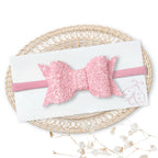 Naglavni Trakec s Pentljico - Eva - spring glitter (več barv)