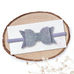 Naglavni Trakec s Pentljico - Eva - pastel mini glitter