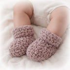 Kvačkani Copatki Za Dojenčke – Soft Cloud – rjava