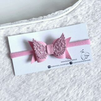 Naglavni Trakec s Pentljico - Angel Wings (več barv)
