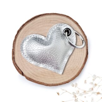 Obesek - Srček - srebrna