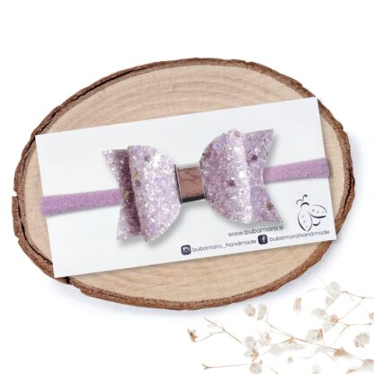 Naglavni Trakec s Pentljico – Mia – crystal glitter