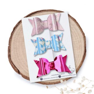 Komplet 3 Špangic s Pentljico